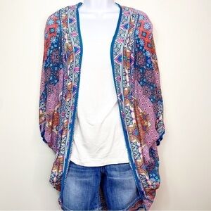 Feathers By Tolani Cocoon Wrap Kimono